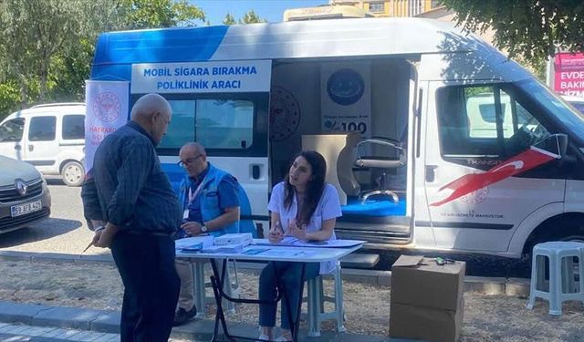 Hayrabolu’da Mobil Sigara Bırakma Aracı Hizmete Girdi