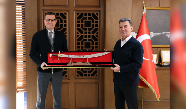 Kapaklı Belediye Başkanı Mustafa Çetin’den Çerkezköy Belediyesi’ne ziyaret