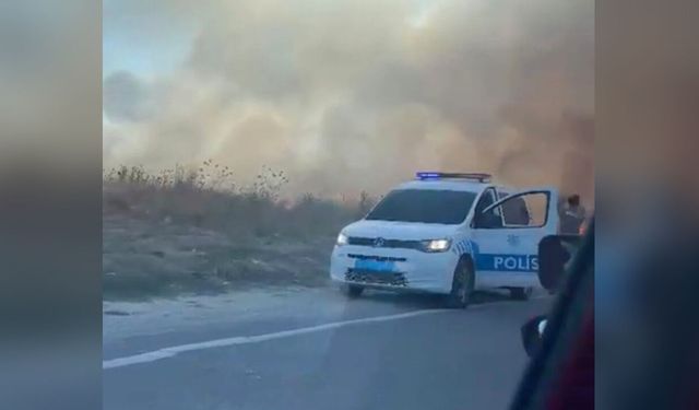 Kapaklı’da Otluk Yangını Kontrol Altına Alındı