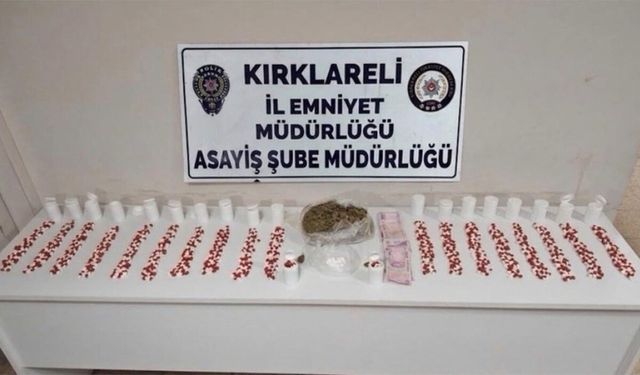 Lüleburgaz’da sırt çantasından uyuşturucu çıkan şüpheli tutuklandı