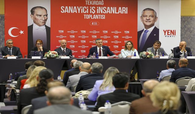 Özgür Özel Tekirdağlı İş İnsanlarıyla Ekonomiyi Konuştu