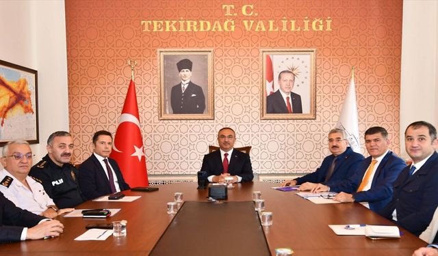 Tekirdağ’da üniversite öğrencilerinin ulaşımı için toplantı düzenlendi