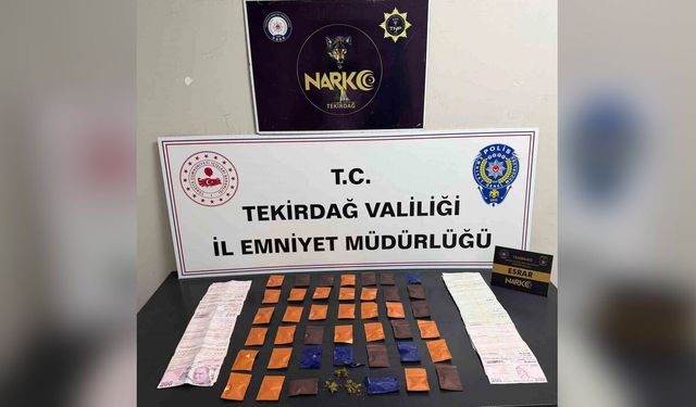 Tekirdağ’da Uyuşturucu Operasyonları: 182 Şüpheliye İşlem