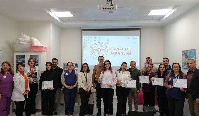 Tekirdağ Şehir Hastanesi’nde anne adaylarına doğuma hazırlık eğitimi