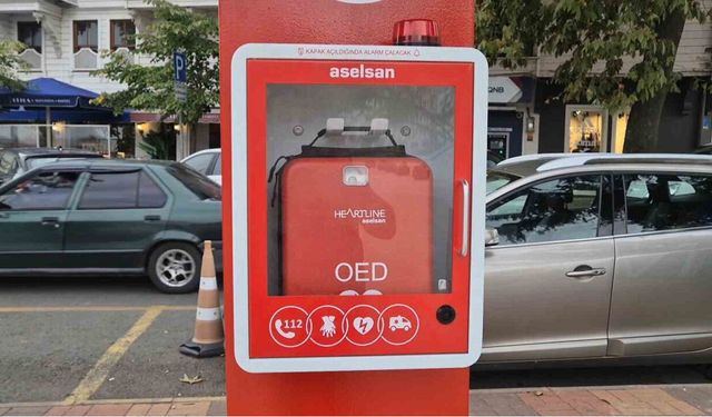 Tekirdağ’da 3 ilçeye ASELSAN yapımı kalp şok cihazı yerleştirildi