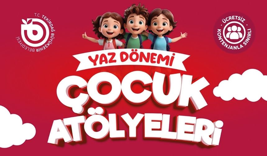 Çerkezköy’de Minikler İçin Eğitici Yaz Atölyeleri Başlıyor