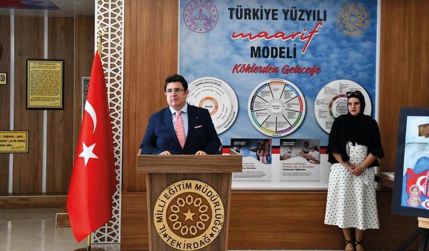 Tekirdağ’da “Dilimizin Zenginlikleri Projesi” Yıl Sonu Sergisi Açıldı