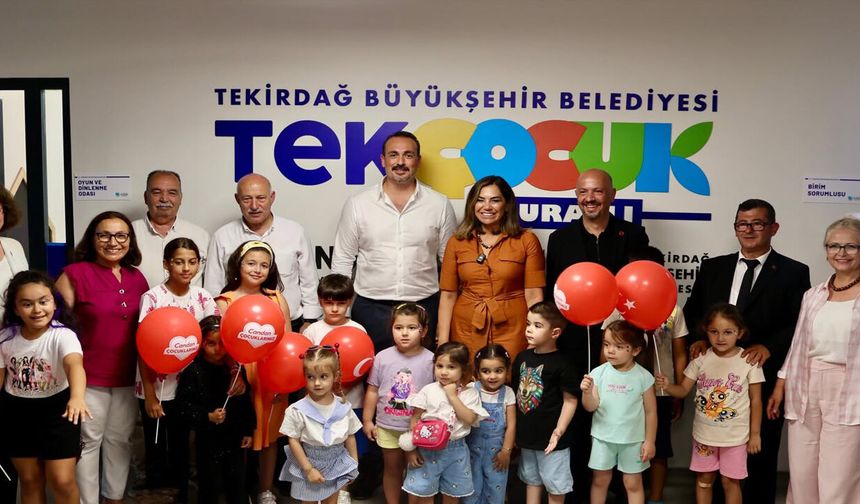 Muratlı'ya Modern Kreş: TEK Çocuk Yuvamız Kapılarını Açtı