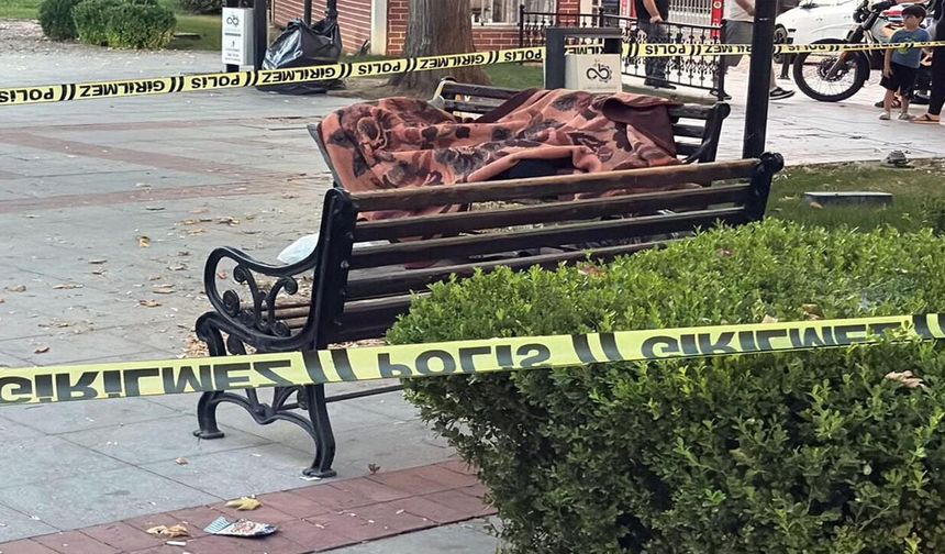 Parktaki bankta hareketsiz bulundu! 65 yaşındaki adam yaşamını yitirdi