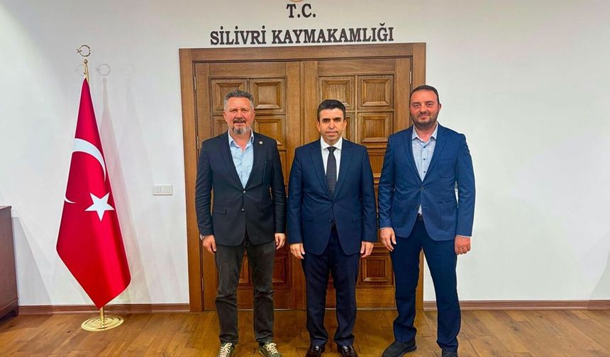 AK Partili Özcan'dan Silivri Kaymakamı Murat Eren'e ziyaret