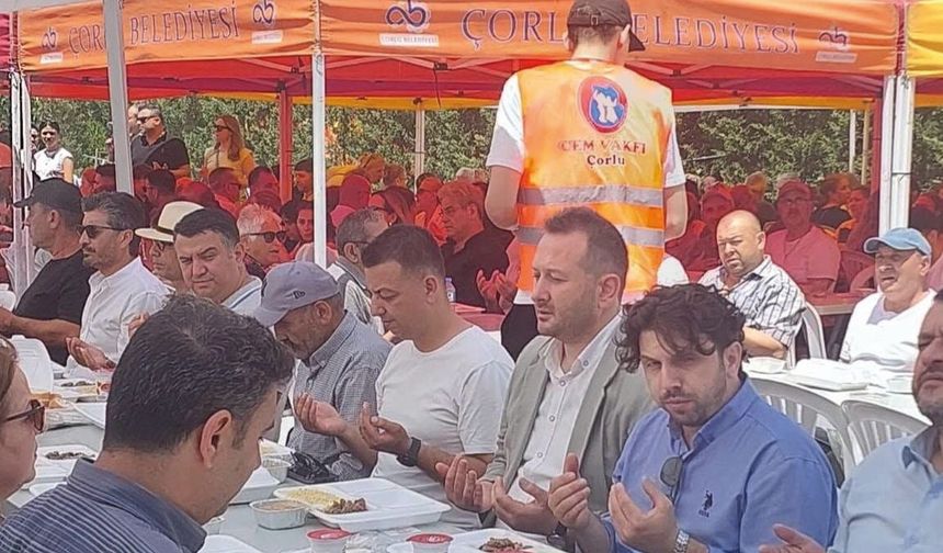 Tekirdağ'da Muharrem Ayında Birlik Sofraları Kuruldu