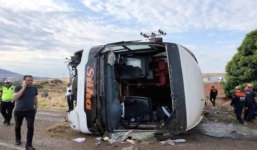 Tekirdağ'dan Yola Çıkan Yolcu Otobüsü Kaza Yaptı: 41 Yaralı