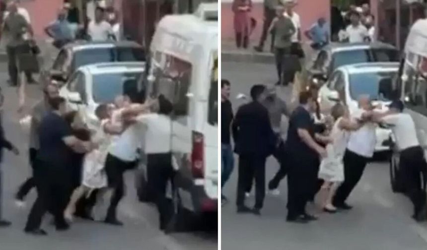 Komşu ailelerin kavgasında keser ortaya çıktı
