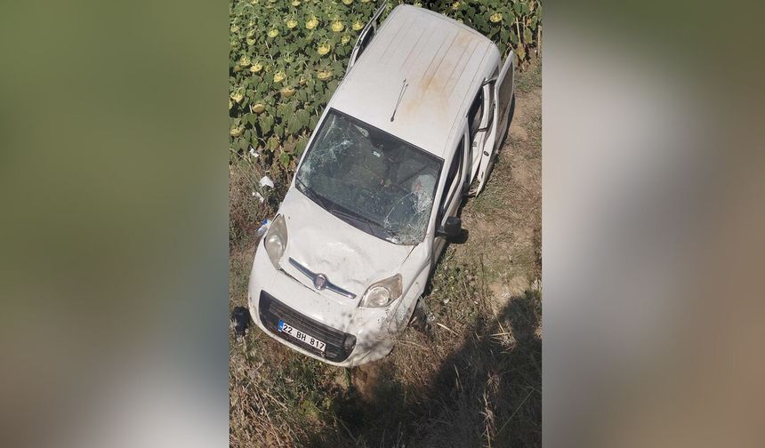 Kontrolden çıkan araç devrildi! Sürücü olay yerinde hayatını kaybetti