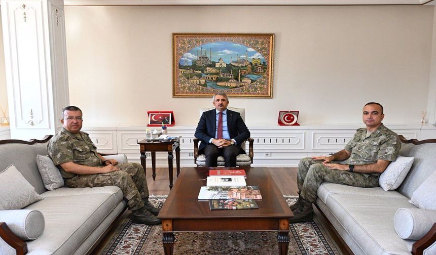 Edirne’deki görevlerini tamamladılar: Vali Sezer’e veda ziyareti
