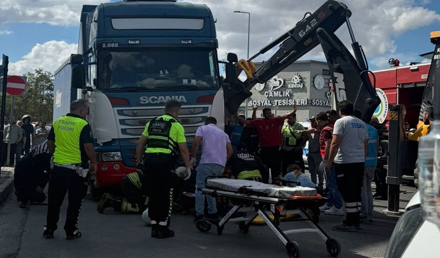 Kapaklı’da tırın çarptığı 76 yaşındaki kadın ağır yaralandı