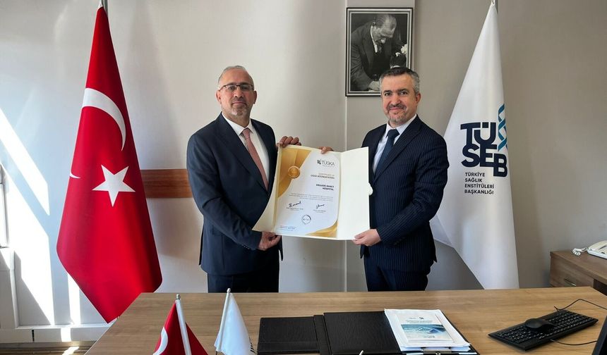 İrmet Hastanesi’ne TÜSKA’dan Altın Akreditasyon