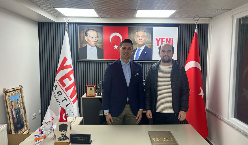 Çerkezköy Gazetesi’nden Yeni Parti İlçe Başkanlığına ziyaret
