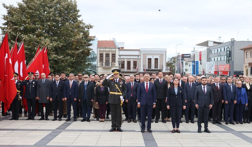 Trakya’da 29 Ekim Cumhuriyet Bayramı törenlerle kutlandı
