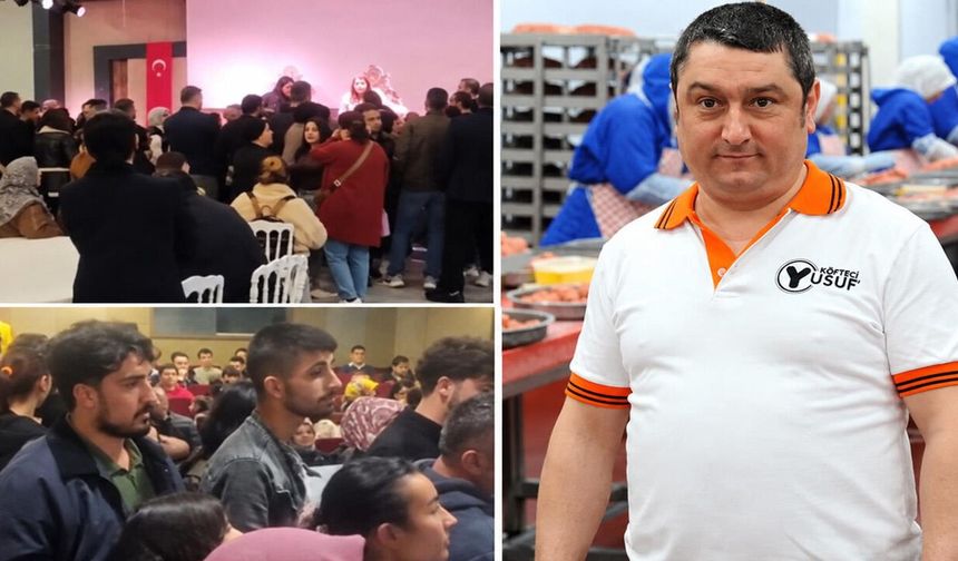 Tekirdağ’da Köfteci Yusuf iş görüşmelerine yoğun ilgi